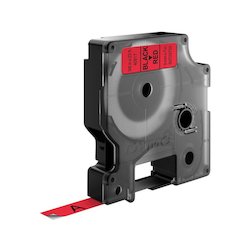 Dymo Tape 9mmx7m noir red...