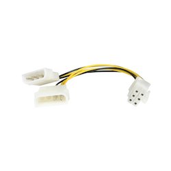 StarTech 2x Molex to PCIe 6p