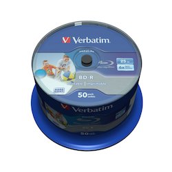 Verbatim BD-R 25GB 50pcs SL
