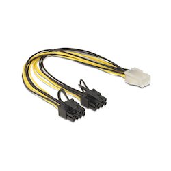 DeLock Stroomkabel 6Pin...