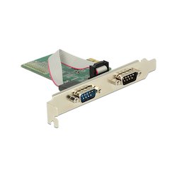 DeLock Serieel 2-poort PCIe...