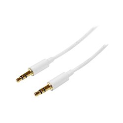 StarTech 1m White Slim...