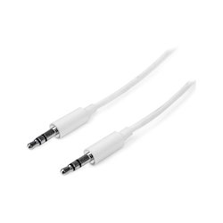 StarTech 3m White Slim...