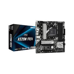 ASRock mATX AM4 A520M Pro4