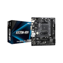 ASRock AM4 mATX A520M-HDV