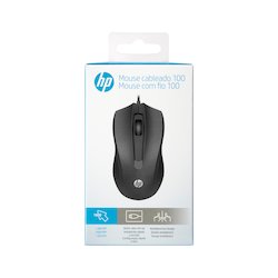 HP 100 BLK WRD Mouse