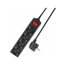 ACT Stekkerdoos 4 sockets,...