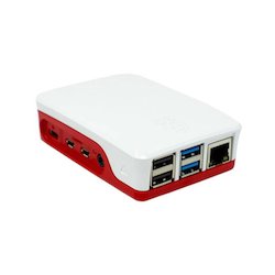 Raspberry Pi 4B Case Red/White